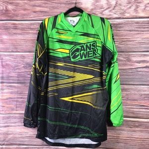 ANSWER MEN’S XL Syncron Technical Racewear Green 1554